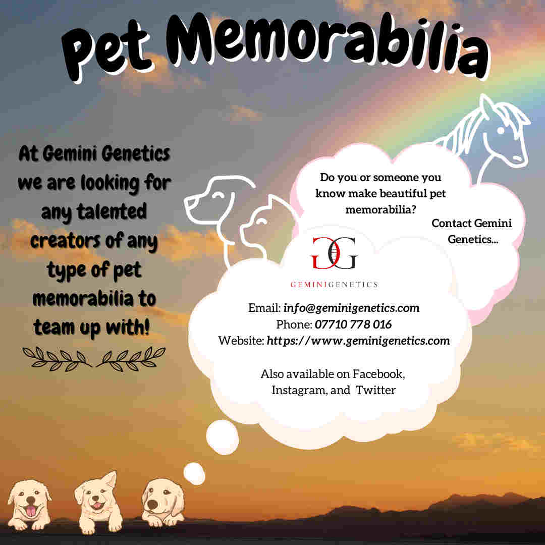 Pet Memorabilia. Pet Loss Support