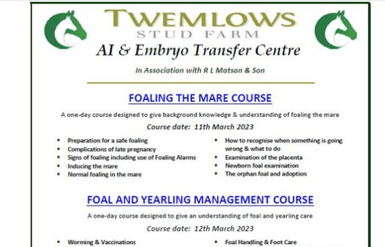 Twemlows Stud Farm